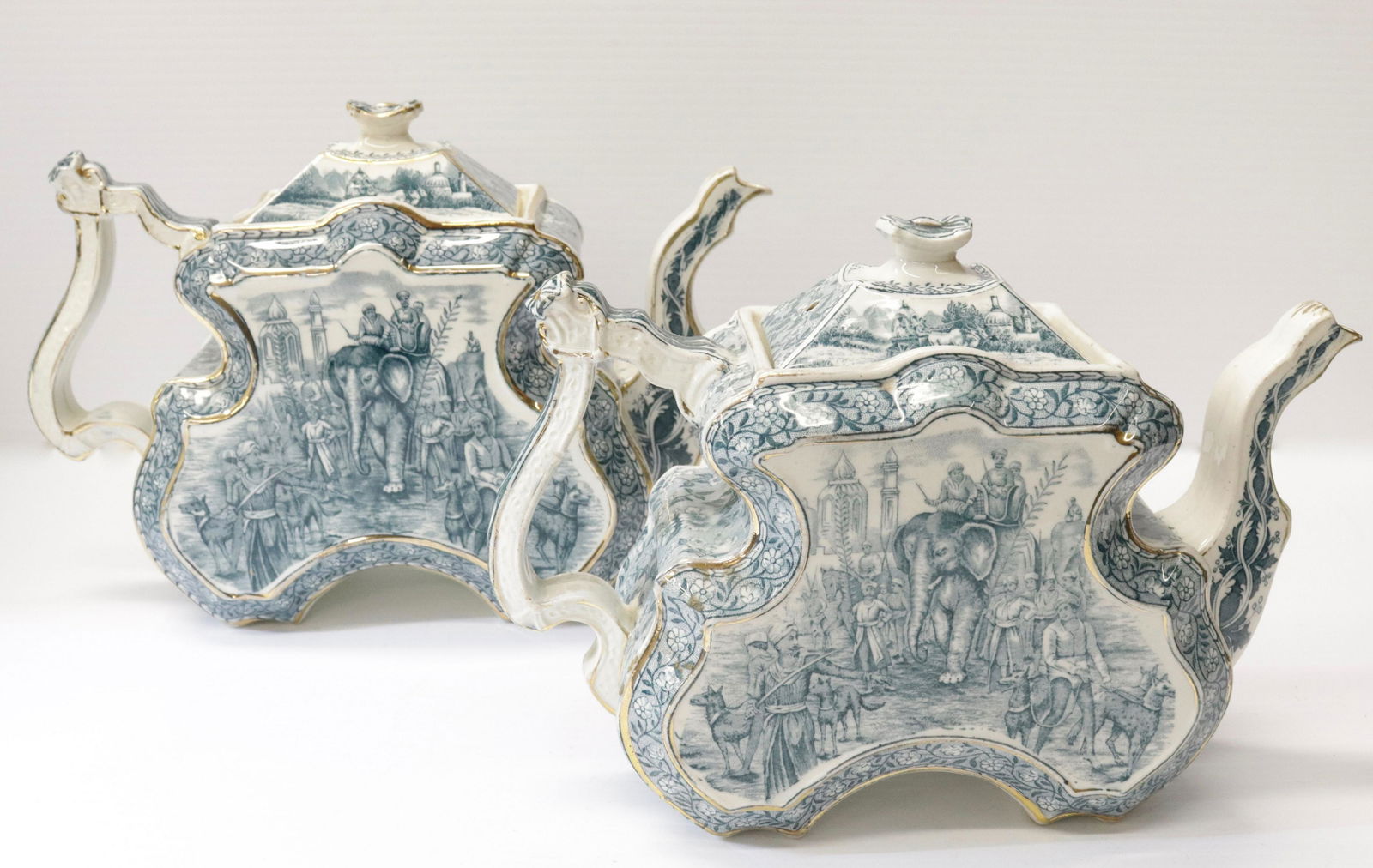 PR. OF BURGESS AND LEIGH MIDDLEPORT POTTERY TEA POTS (1 of 3)