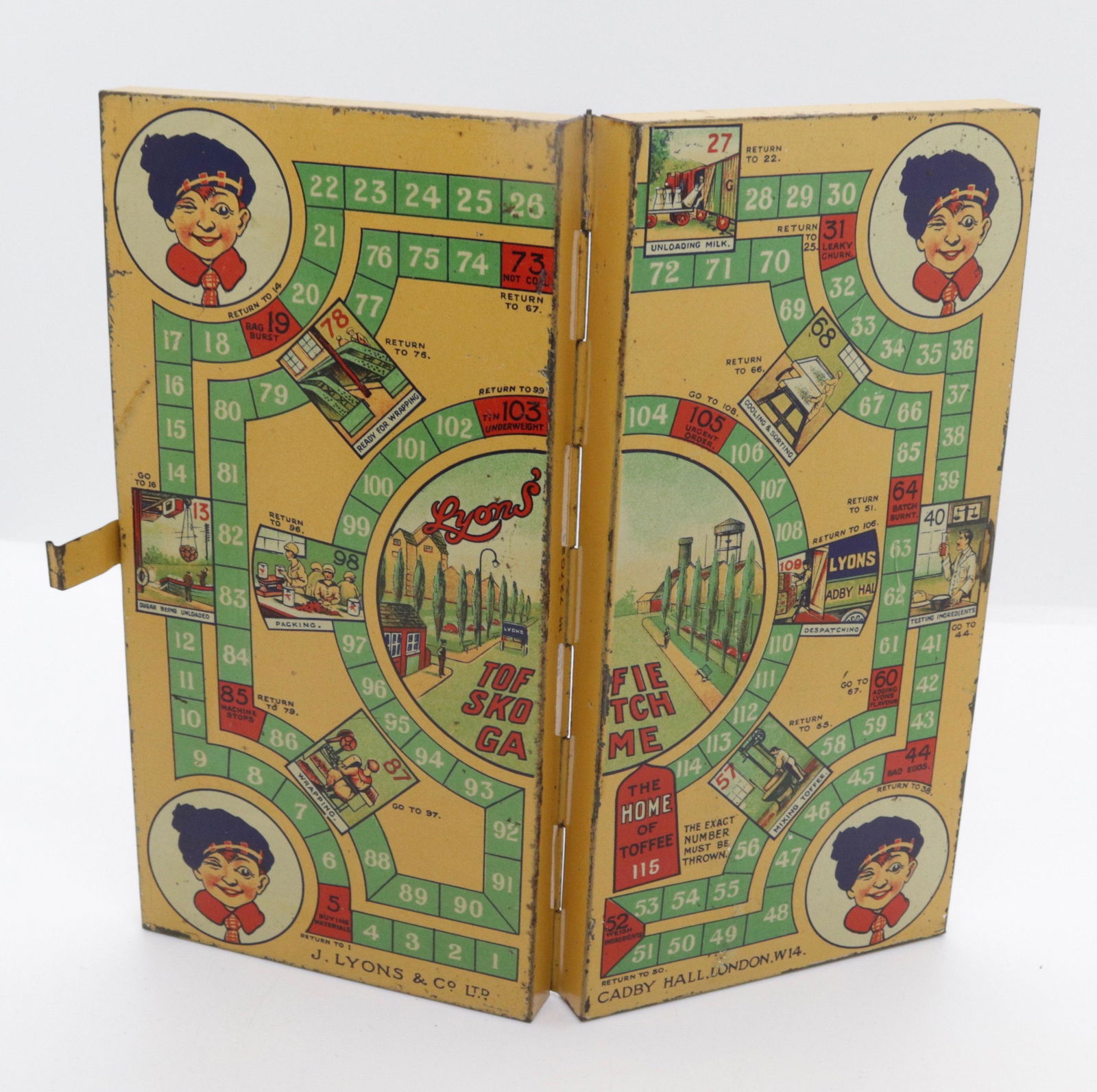 J. LYONS AND CO. LTD. LONDON TOFFEE TINS (1 of 4)
