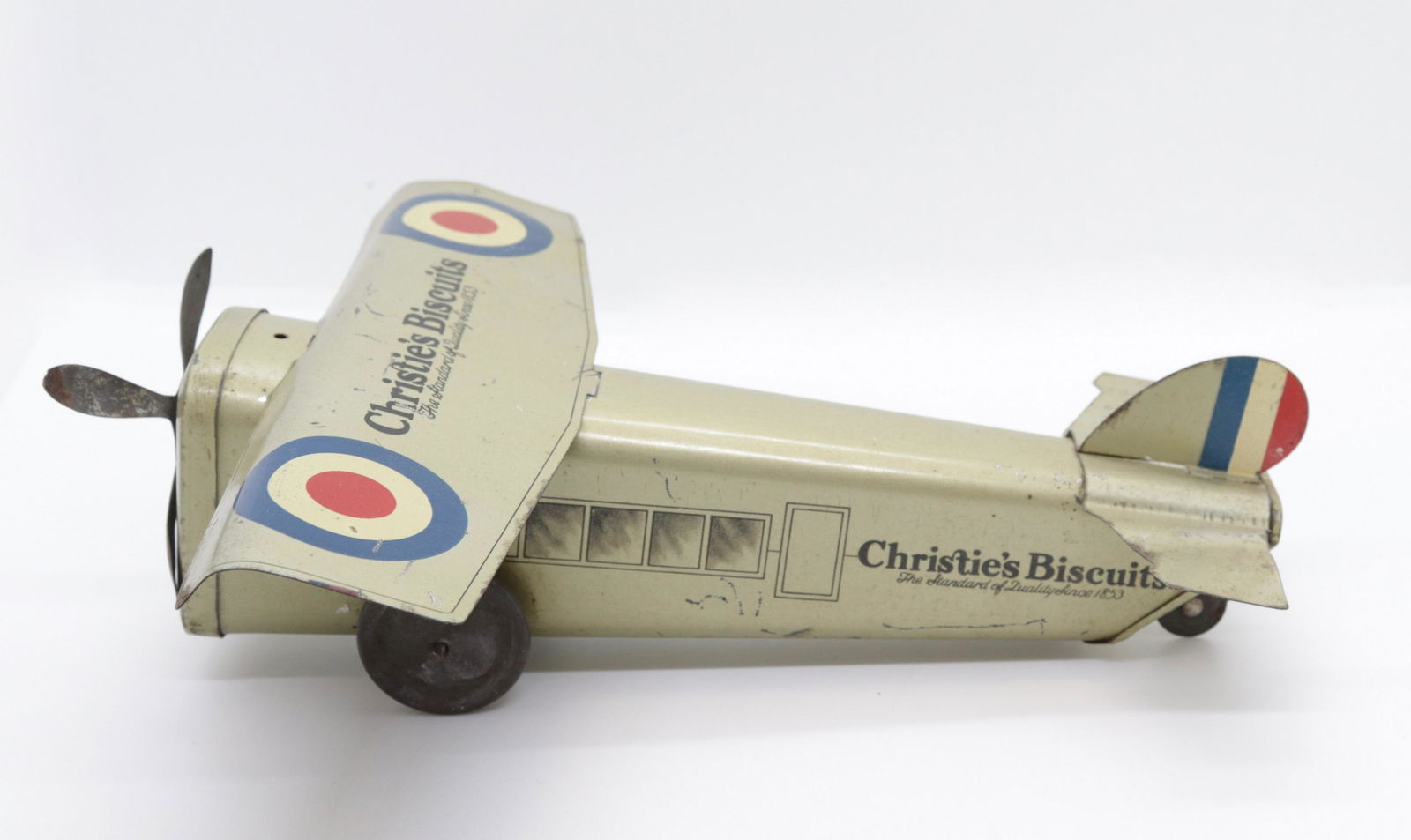 CHRISTIE'S BISCUITS "AIRPLANE" TIN (1 of 5)
