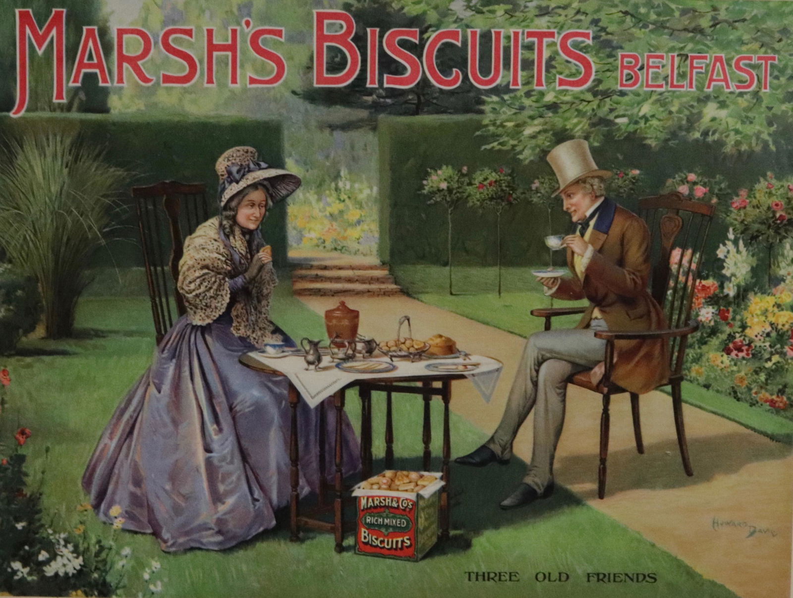 MARSH'S BISCUITS BELFAST ADVERTISEMENT (1 of 3)