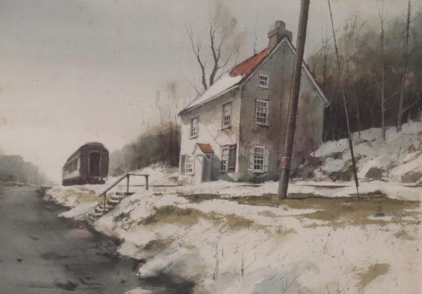 JAMES ROSS W/C: BETHAYRES, PA 12"X 81/2"