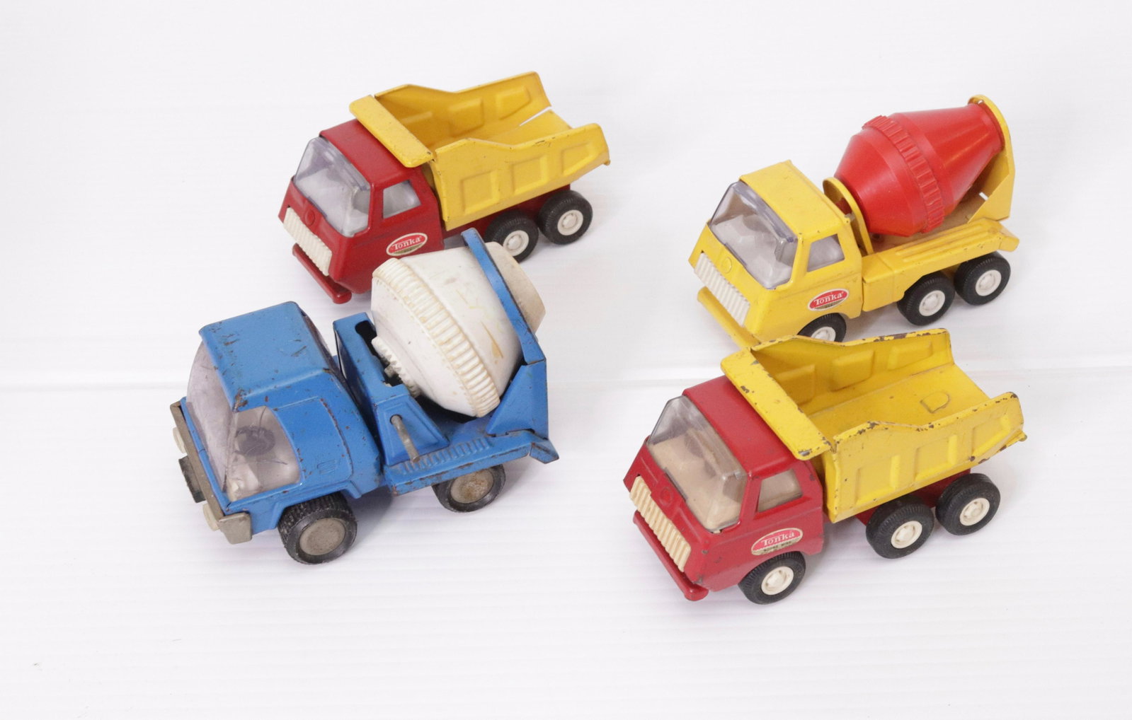 TOY TRUCKS: TONKA AND BUDDY L 5"X2"X3"