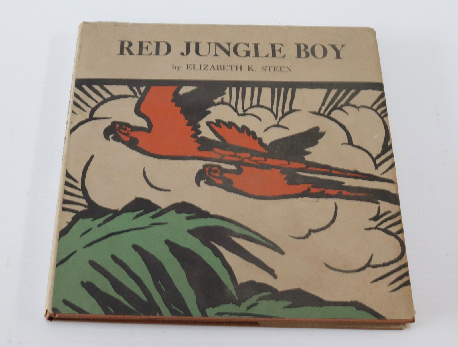 RED JUNGLE BOY BOOK: VINTAGE RED JUNGLE BOY BY ELIZABETH K. STEEN