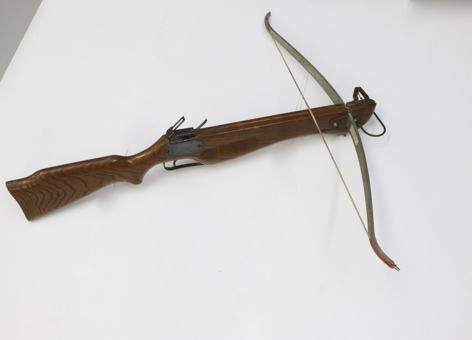 VINTAGE WHAM-O POWERMASTER CROSSBOW: WOOD AND METAL 34" L