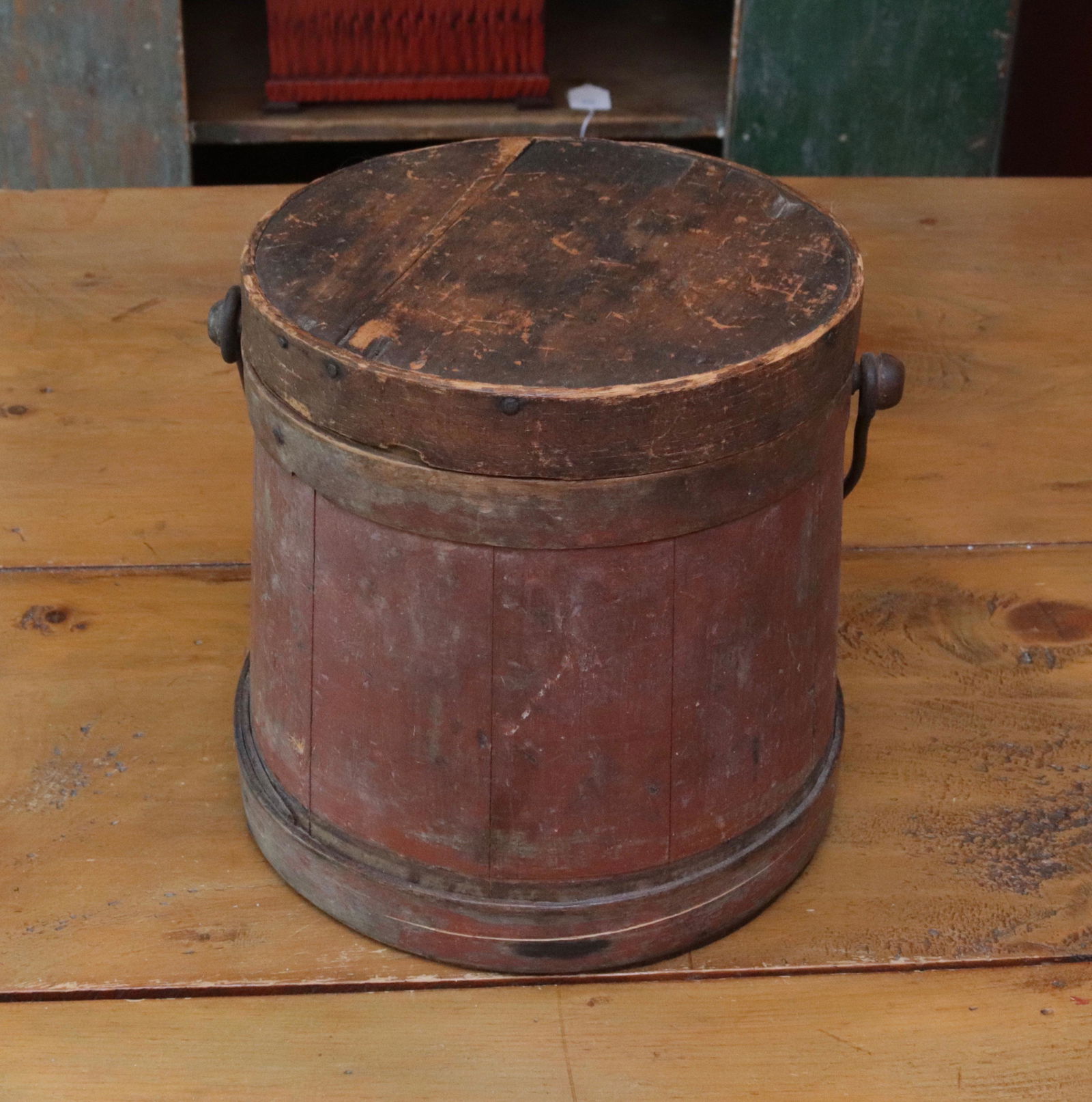 ANTIQUE WOODEN FIRKIN (1 of 3)