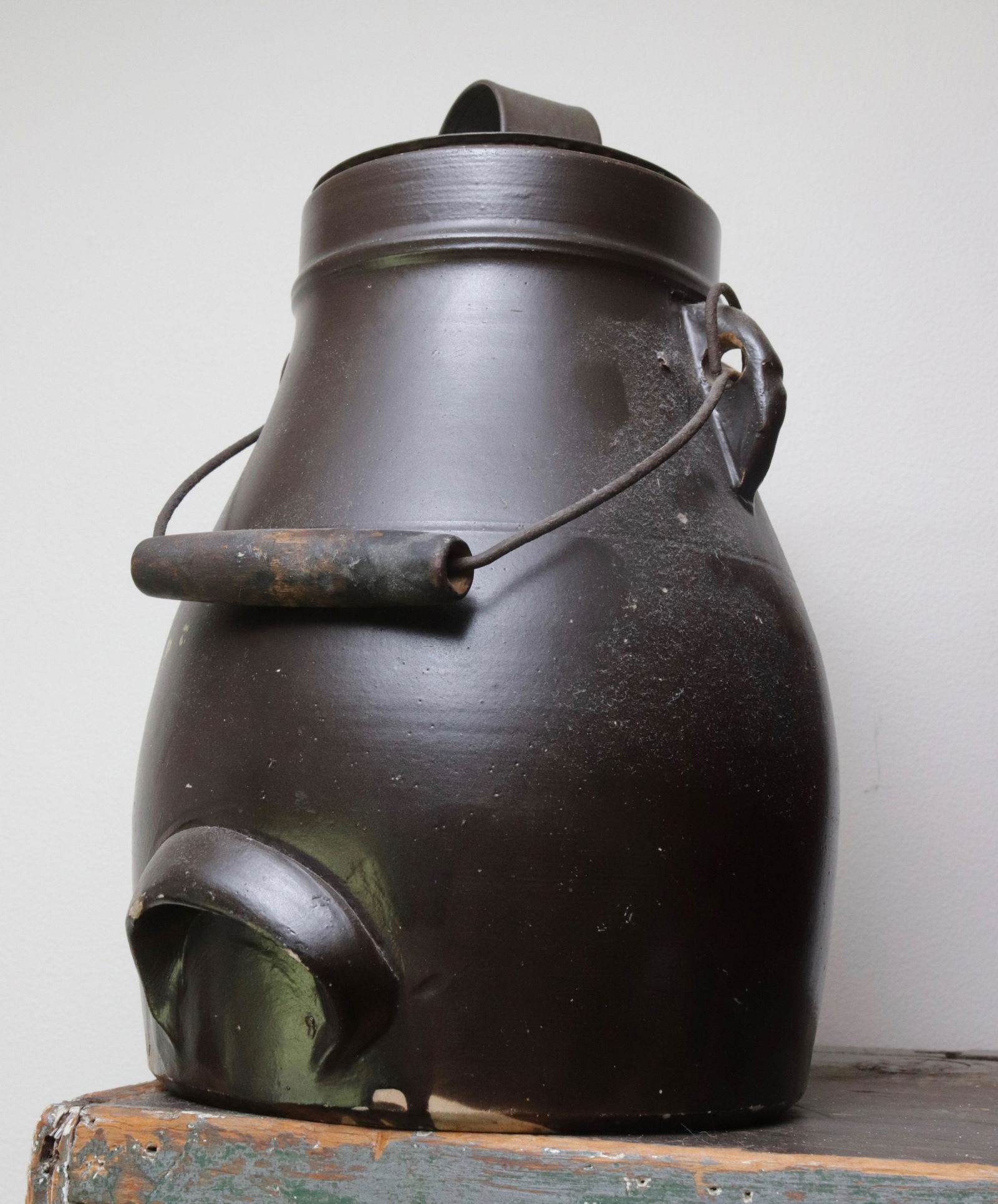 STONEWARE BATTER JUG (1 of 2)