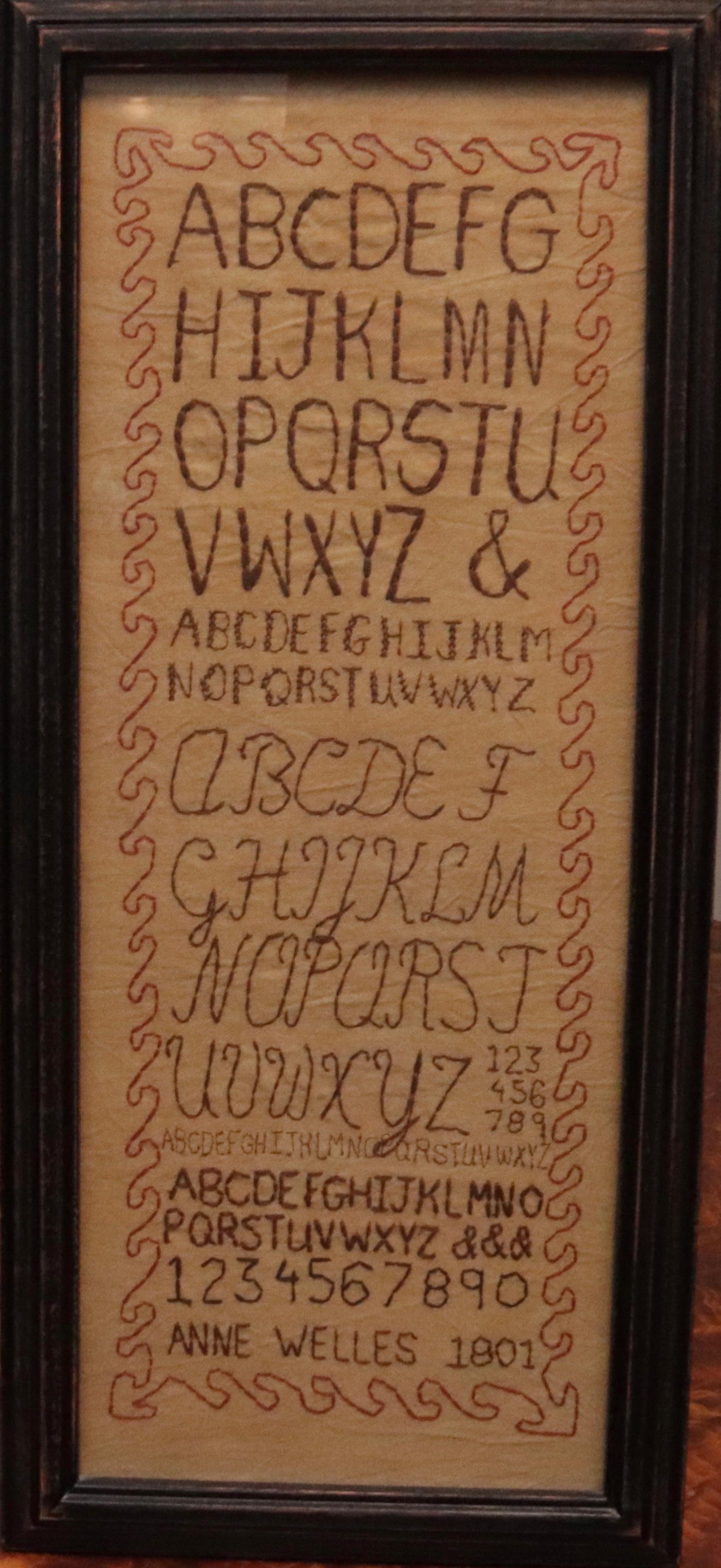 MODERN FRAMED SAMPLER (1 of 3)