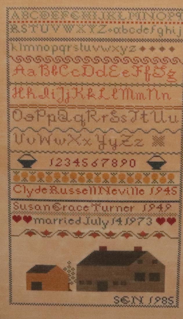 MODERN FRAMED SAMPLER (1 of 3)