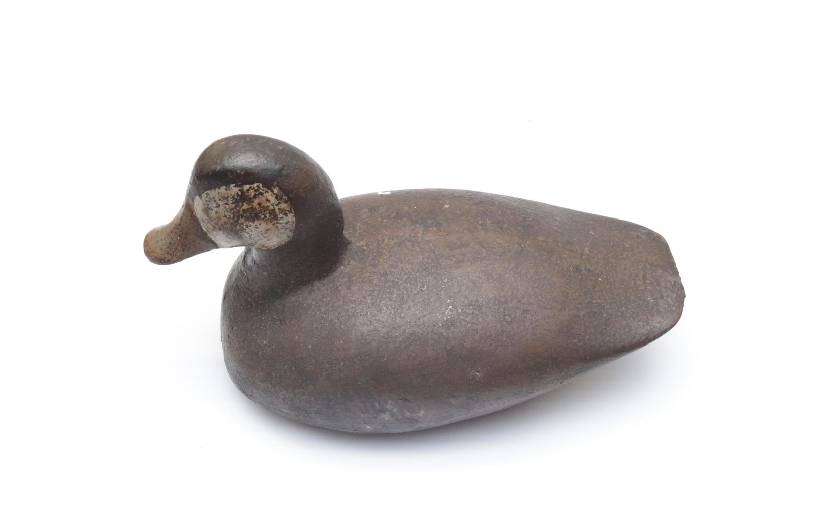 CAST IRON DUCK DOORSTOP: PAINTED HIGHLIGHTS 8.5" L