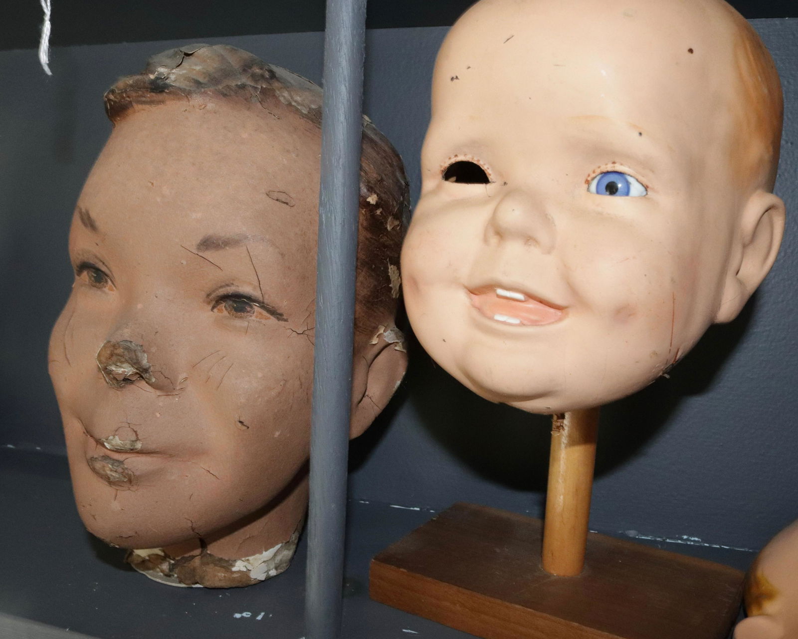 GROUP LOT OF VINTAGE HEADS (1 of 2)