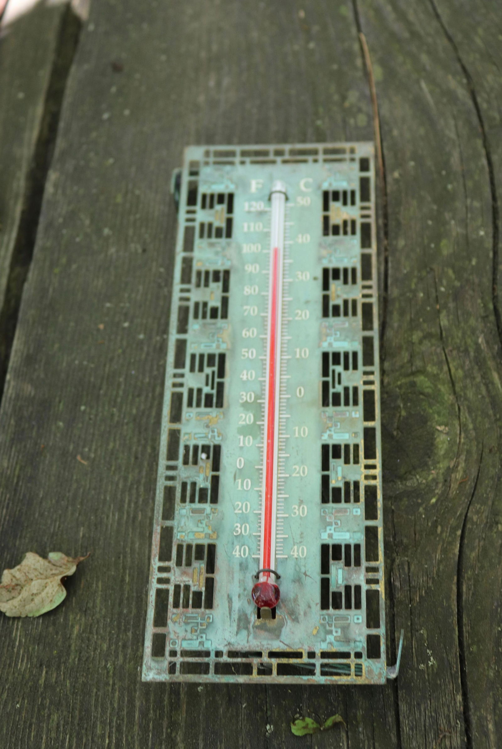 ARTS AND CRAFTS STYLE THERMOMETER (1 of 2)