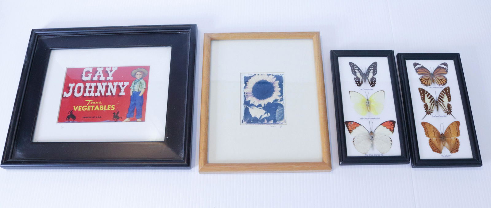 GROUP LOT OF FRAMED ITEMS (1 of 3)