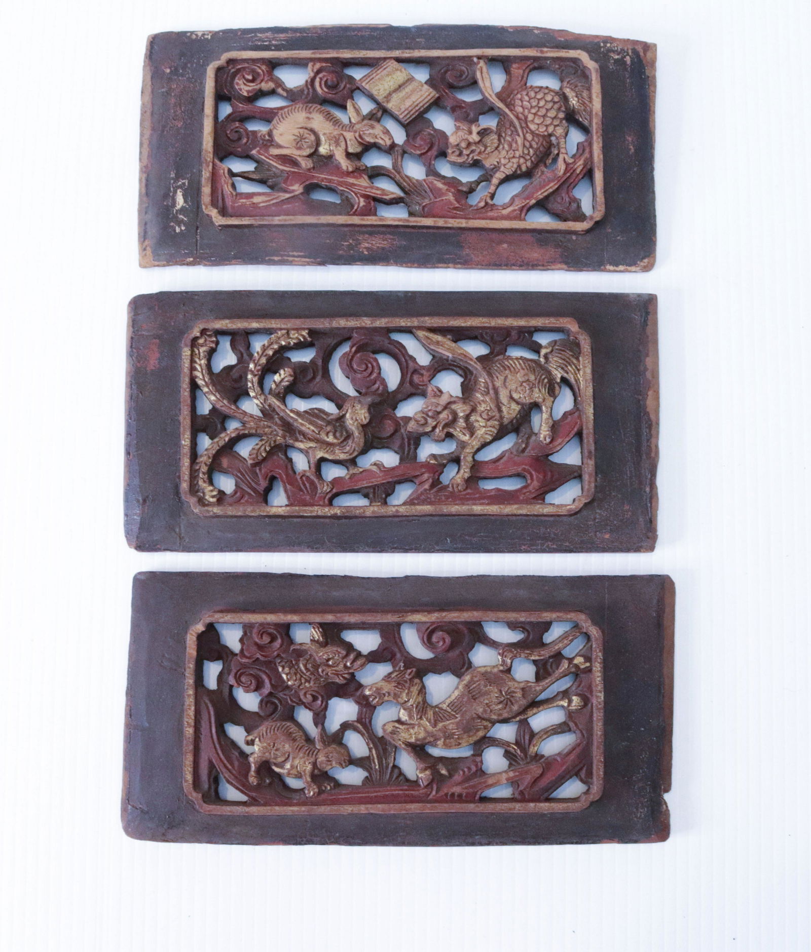 CARVED ASIAN PANELS (1 of 2)