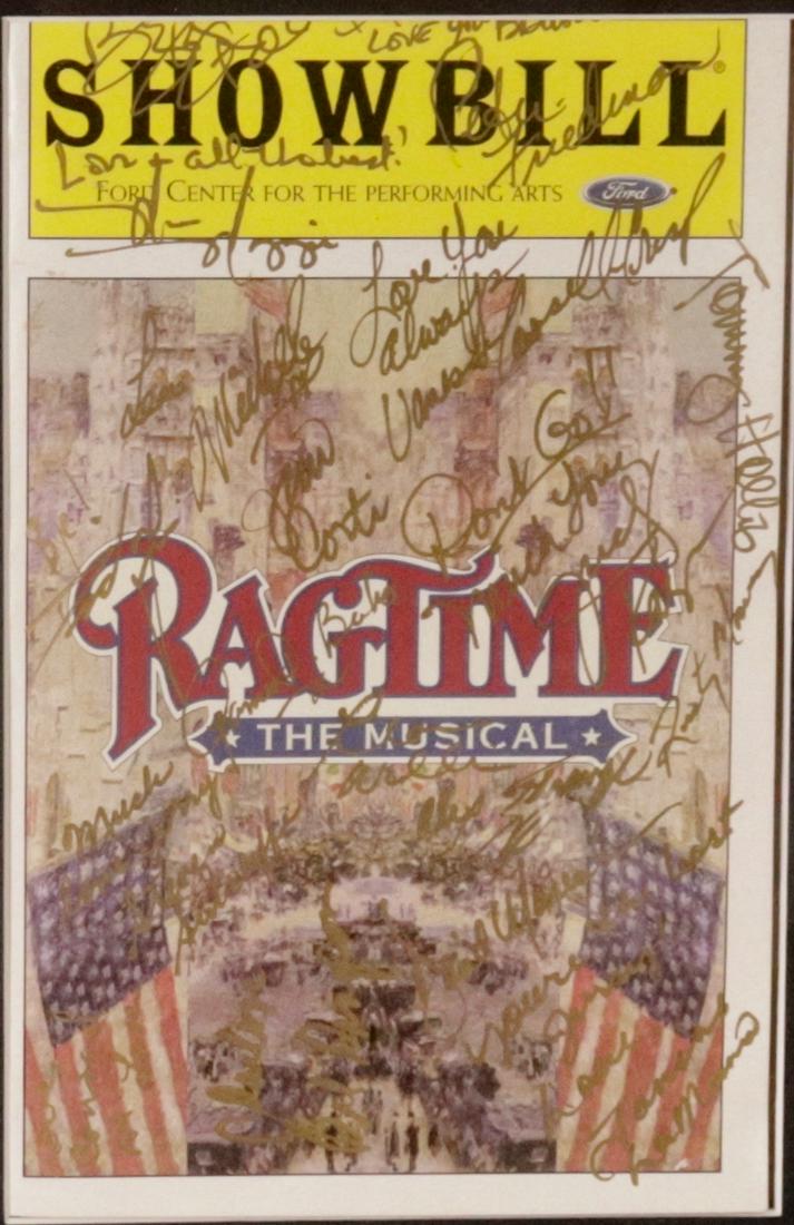 AUTOGRAPHED RAGTIME THE MUSICAL PLAYBILL (1 of 1)
