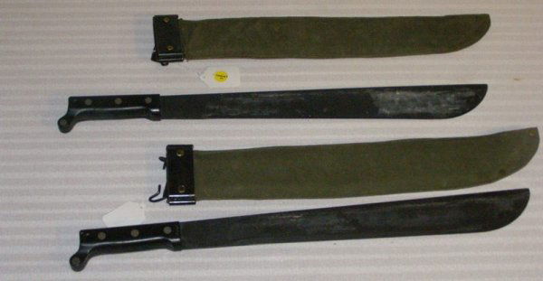 (2) ONTARIO KNIFE COMPANY US. MACHETES: (2) ONTARIO KNIFE COMPANY US. MACHETES