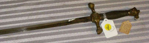U.S. WEST POINT CADET SWORD 1872-1922: U.S. WEST POINT CADET SWORD 1872-1922