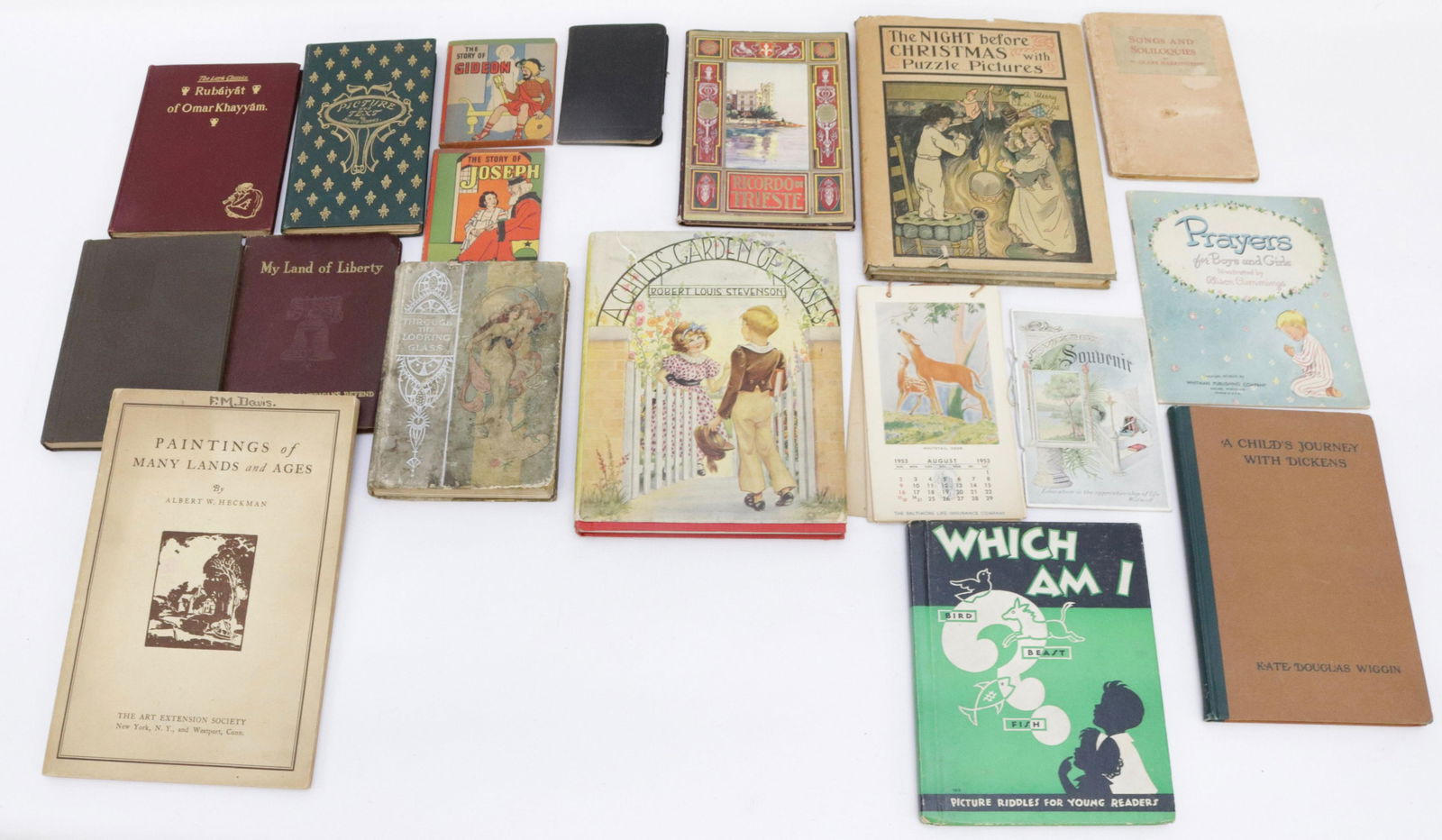 GROUP LOT OF VINTAGE BOOKS (1 of 1)