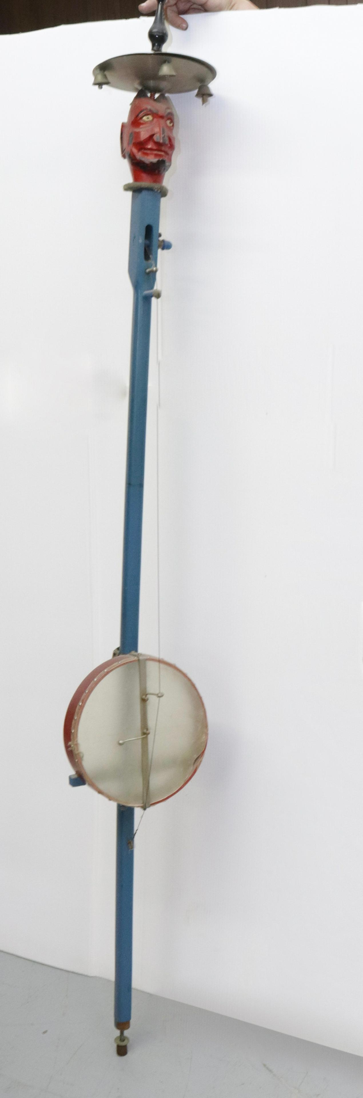 FOLK ART WOODEN MUSICAL INSTRUMENT (1 of 1)