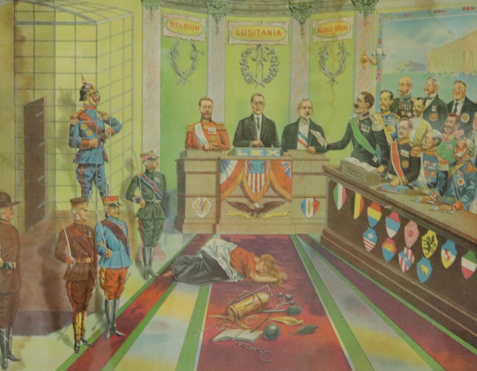 ANTIQUE FRAMED PRINT (1 of 3)