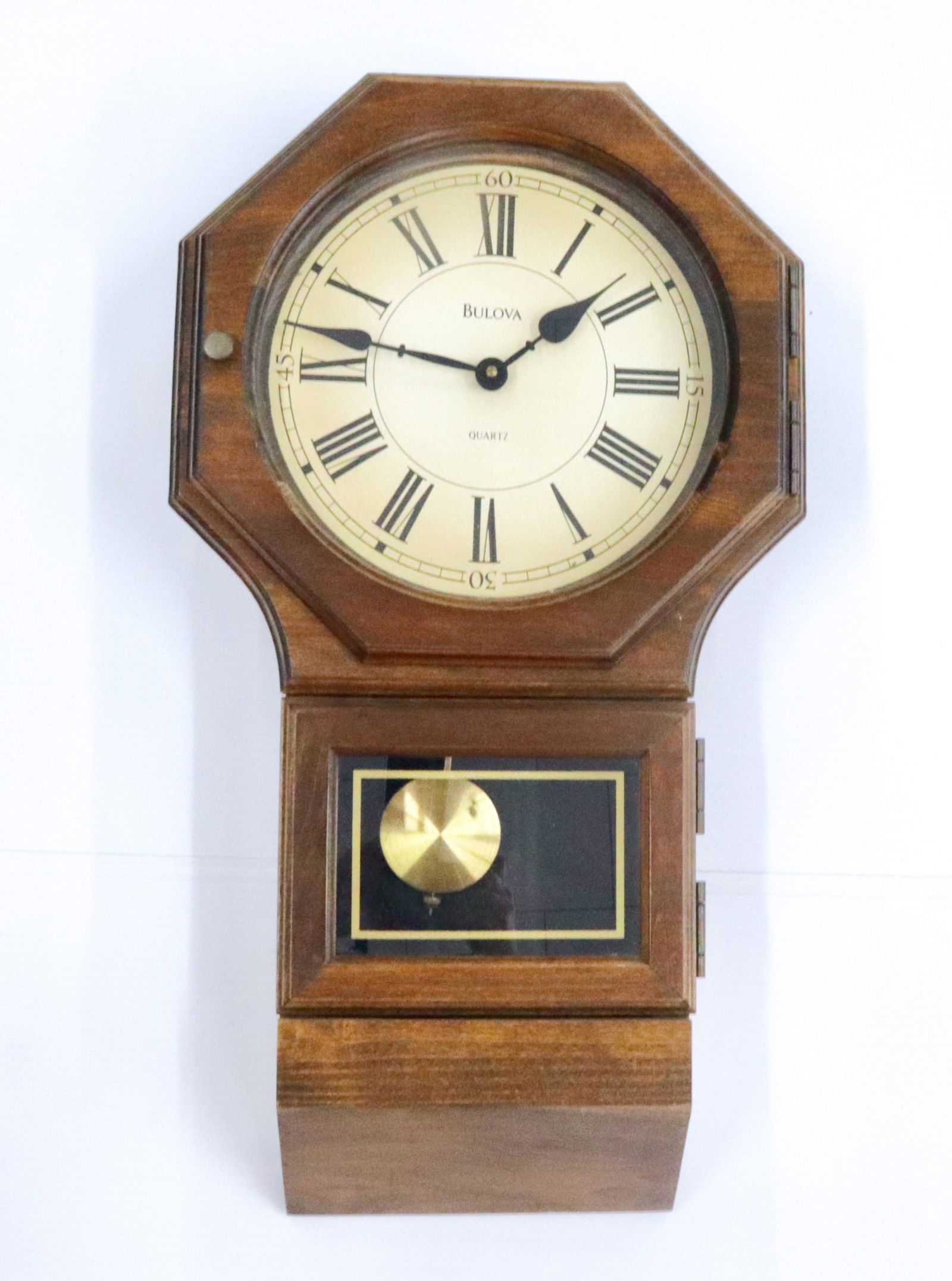 BULOVA QUARTZ WALL CLOCK (1 of 2)