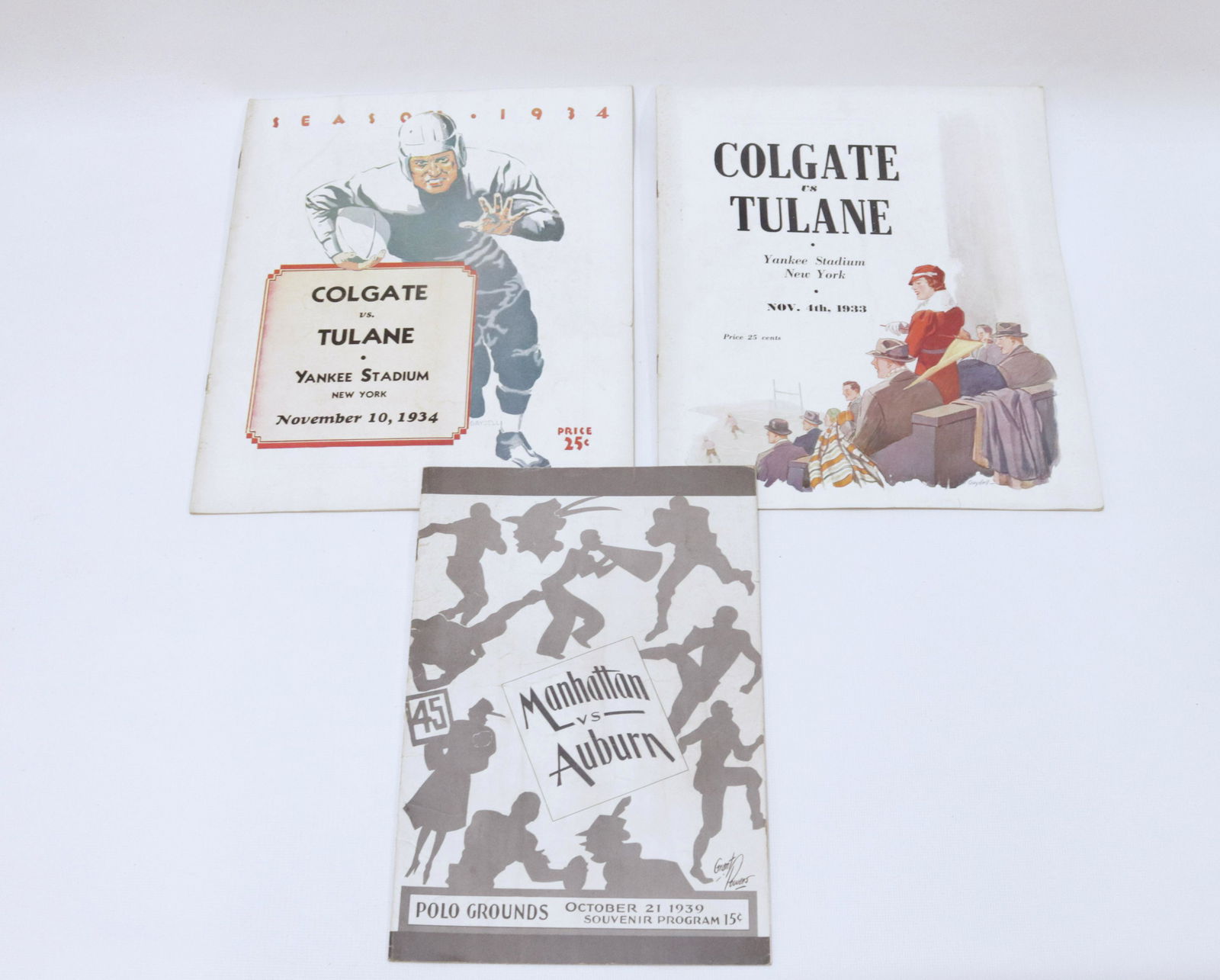 GROUP LOT OF FOOTBALL SOUVENIR PROGRAMS (1 of 5)