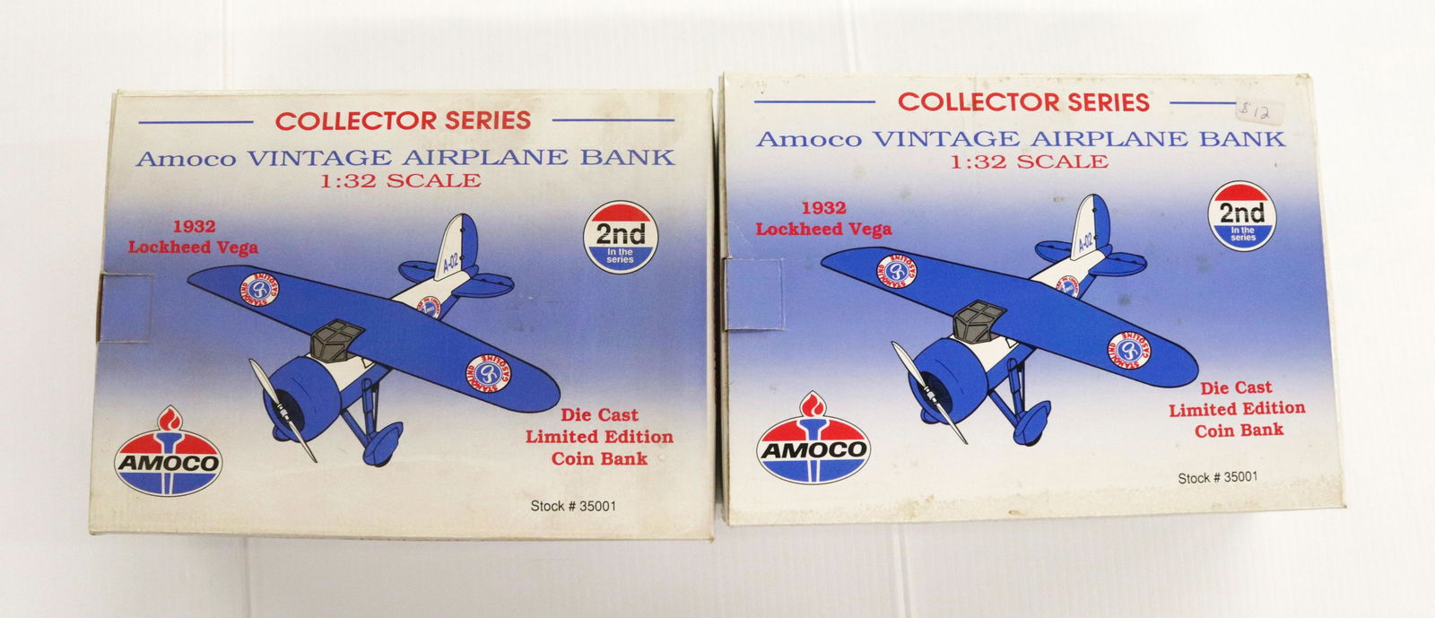 PAIR OF TOY AIRPLANE BANKS (1 of 1)