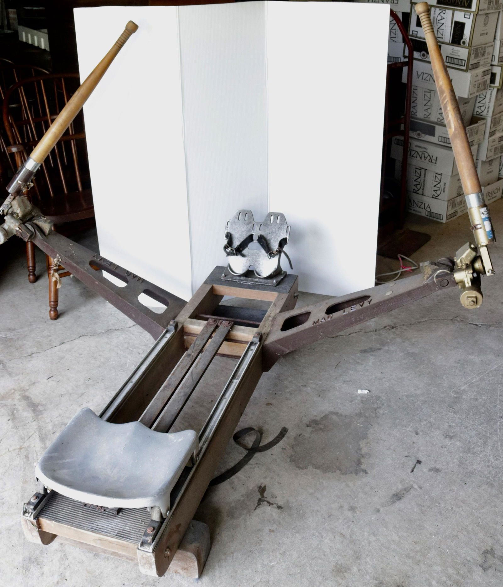 Antique rowing online machine