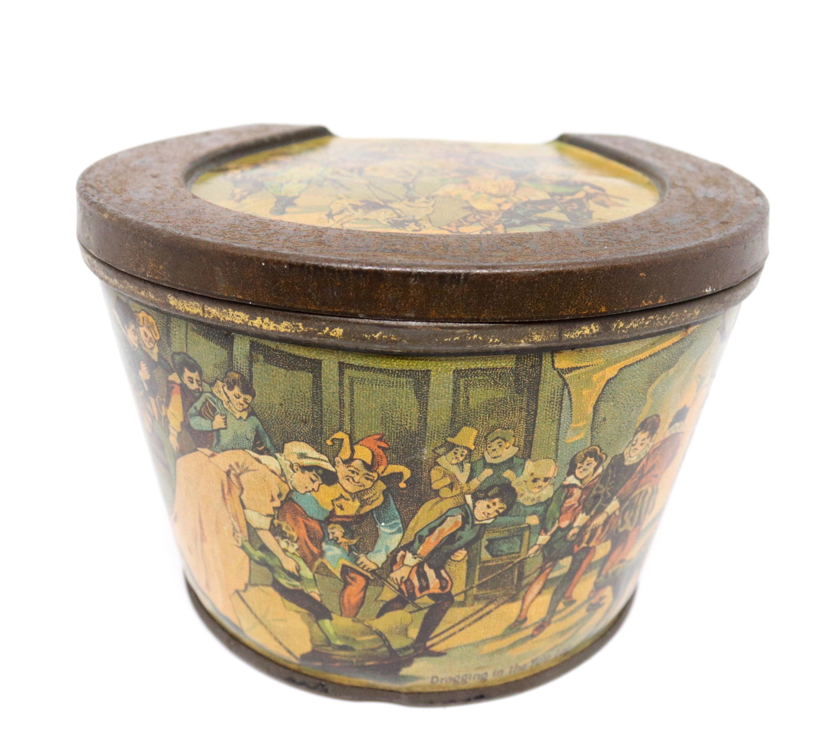 UNMARKED BISCUIT TIN (1 of 4)