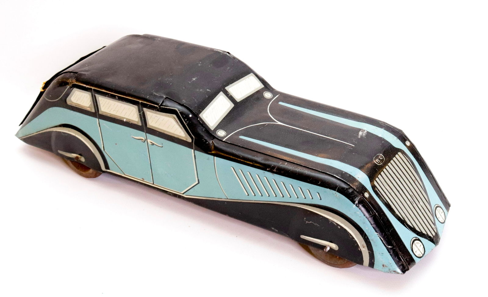 FRENCH AUTO BISCUIT TIN (1 of 4)