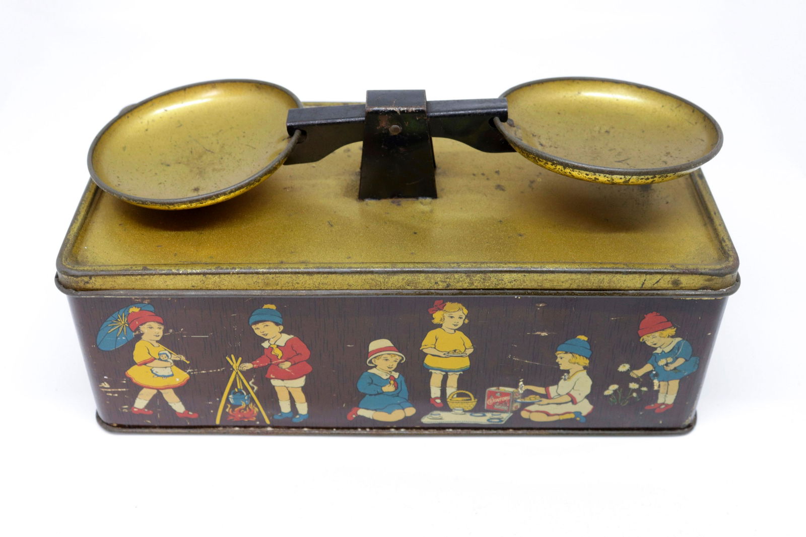 WILLIAM CRAWFORD & SONS BISCUIT TIN (1 of 4)