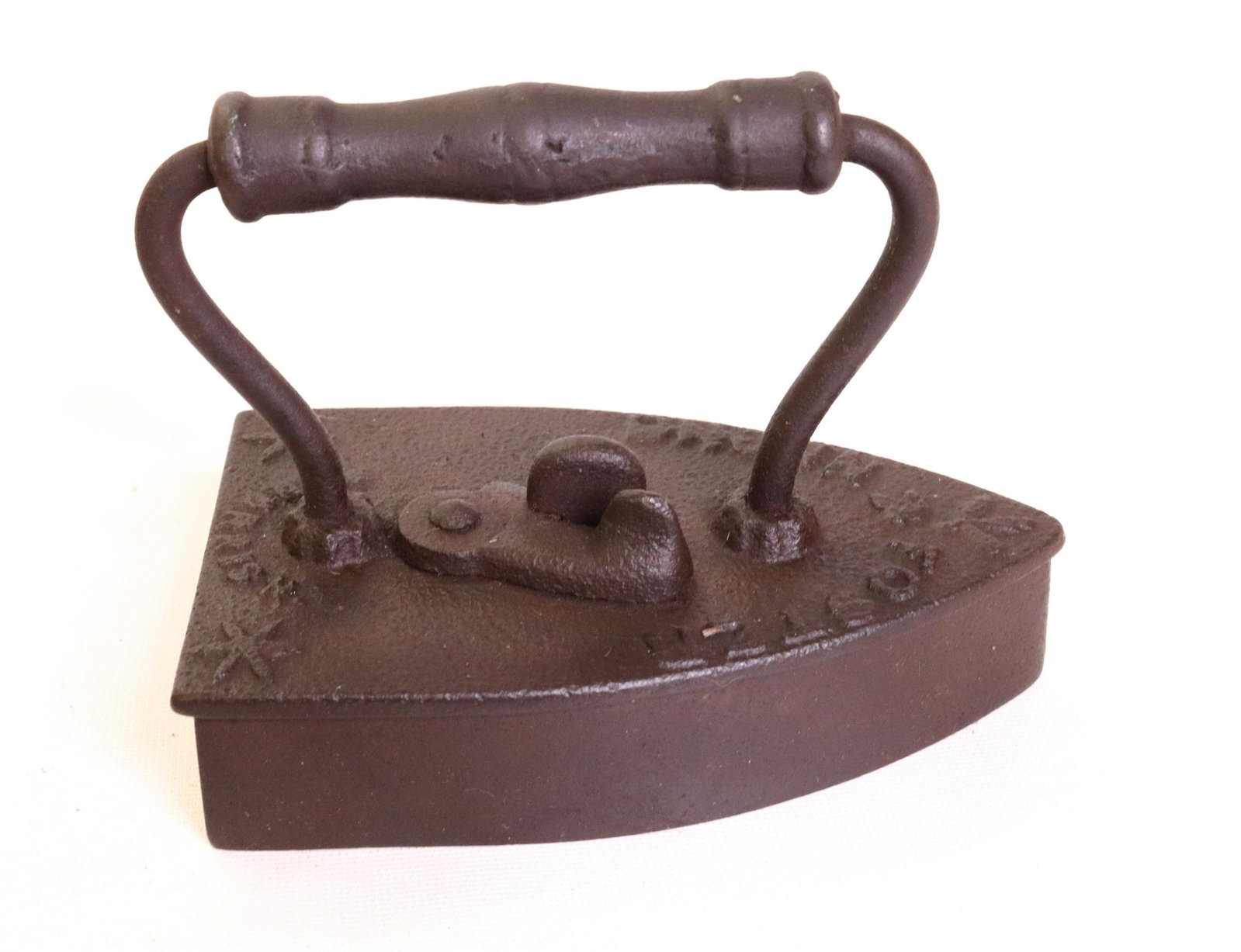 "BROWN FOSTER" SLUG IRON: TOP LIFTS OFF WITH SLUG AND STAR Size 6 1/4"