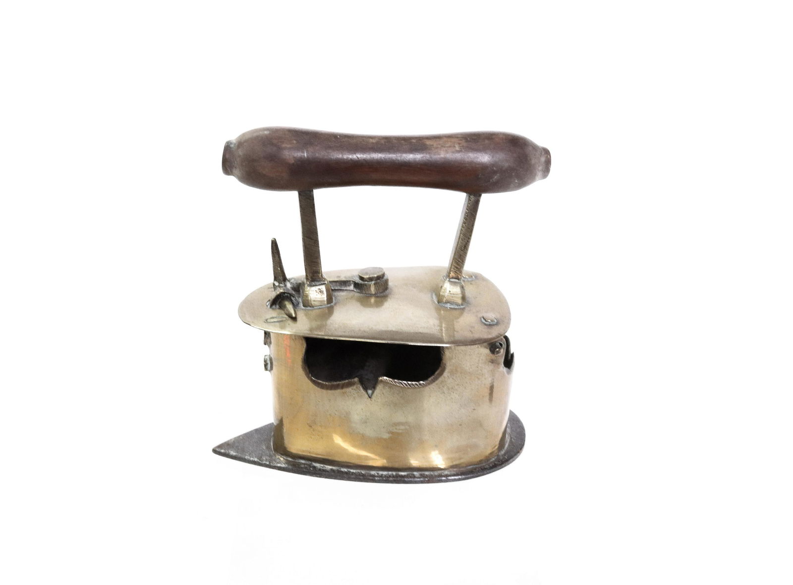 BRASS CHARCOAL IRON (1 of 4)