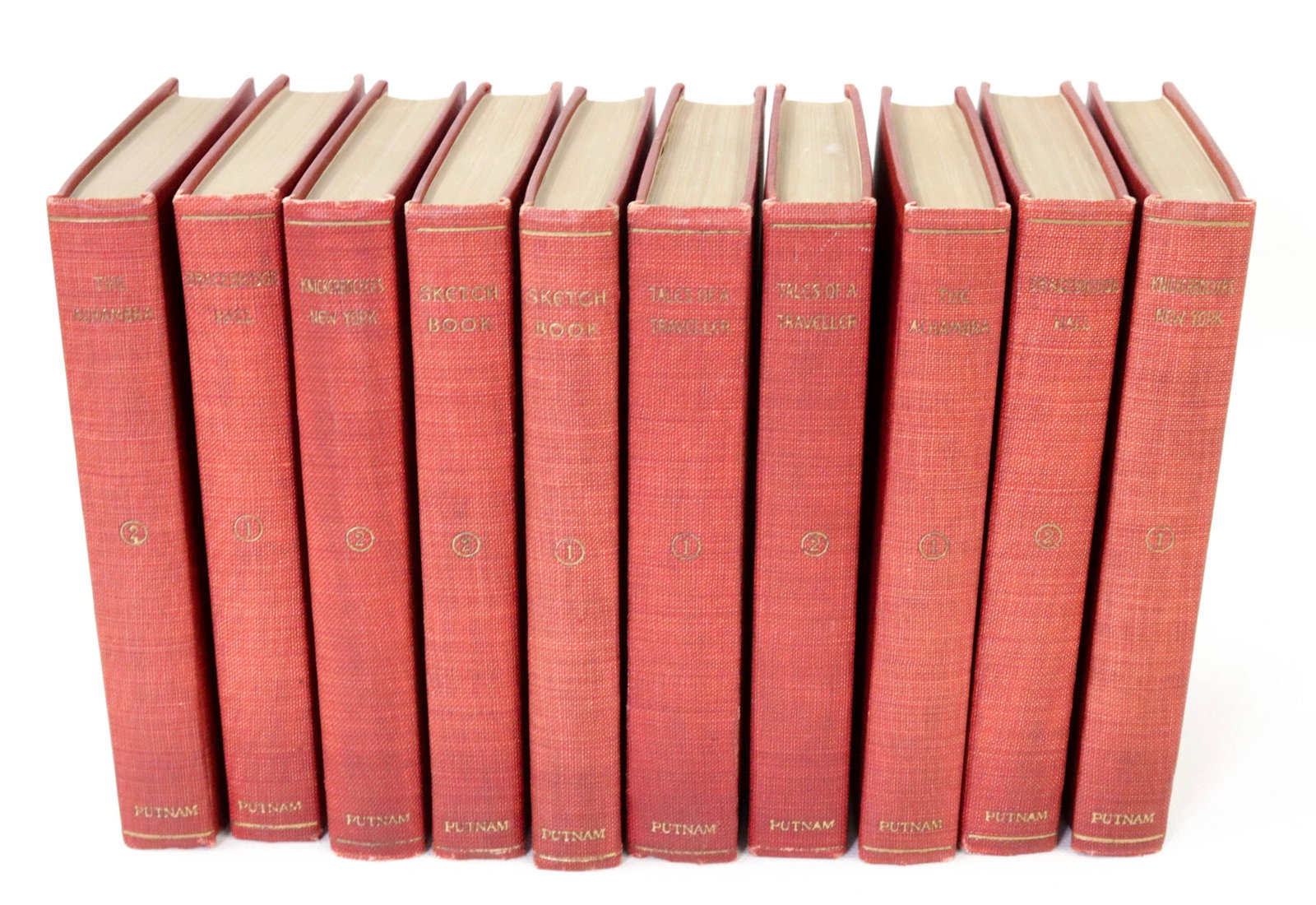 GROUP LOT OF KNICKERBOCKER'S NEW YORK BOOKS: (10) POCKET EDITIONS, NEW YORK & LONDON, G.P. PUTNAM'S SONS