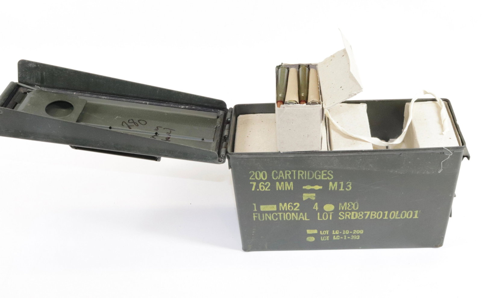 AMMUNITION LOT: 280 ROUNDS OF 8MM - MILITARY STRIP CLIP ROUNDS