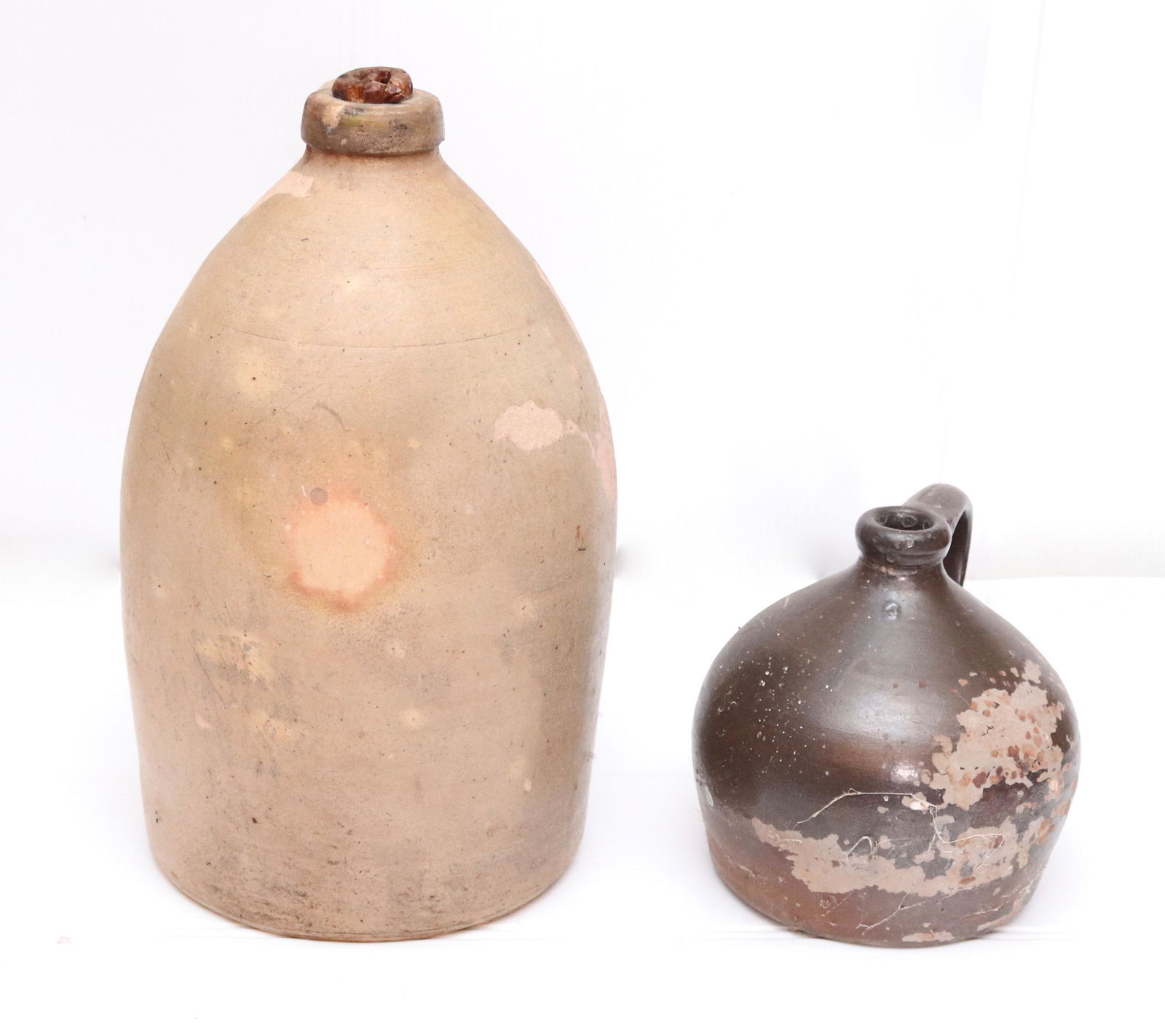PAIR OF STONEWARE JUGS (1 of 2)