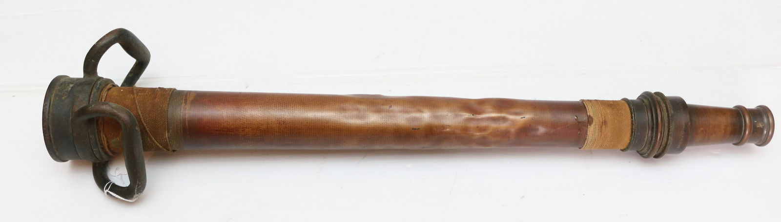 BRASS FIREMAN'S HOSE NOZZLE (1 of 2)