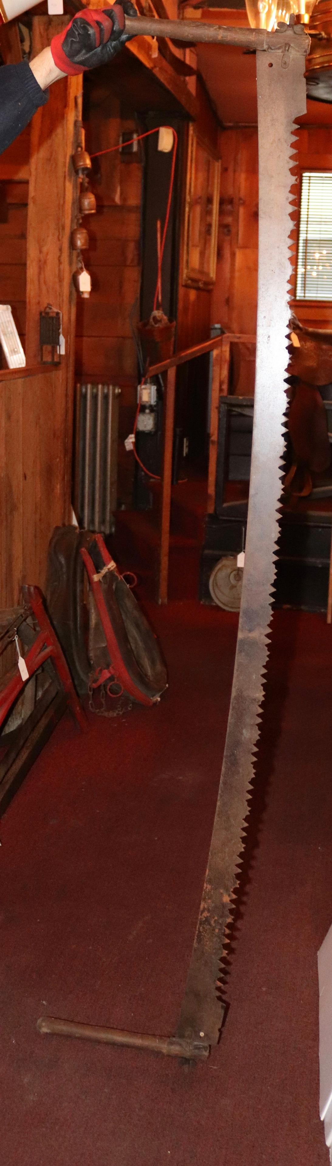 ANTIQUE TWO-MAN SAW (1 of 1)