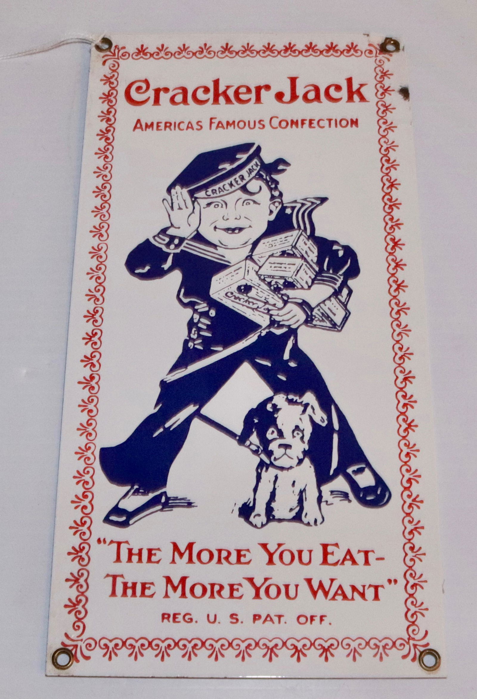 PORCELAIN ANDE ROONEY ADVERTISING SIGN (1 of 2)