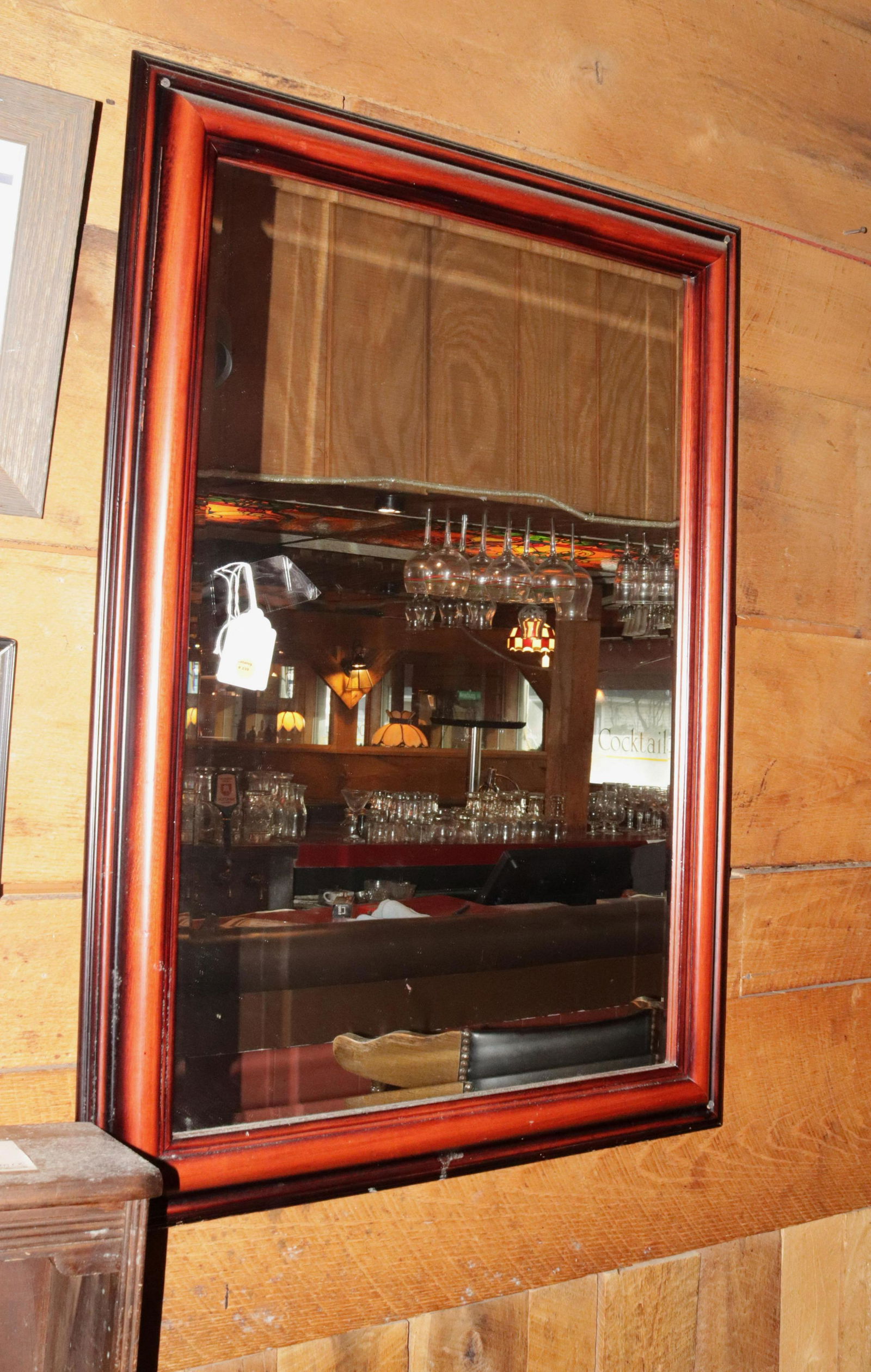 PAIR OF FRAMED WALL MIRRORS (1 of 2)