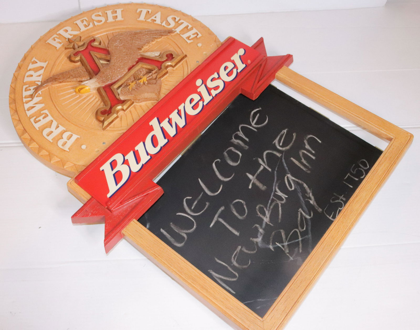 WOODEN BUDWEISER ADVERTISER (1 of 1)