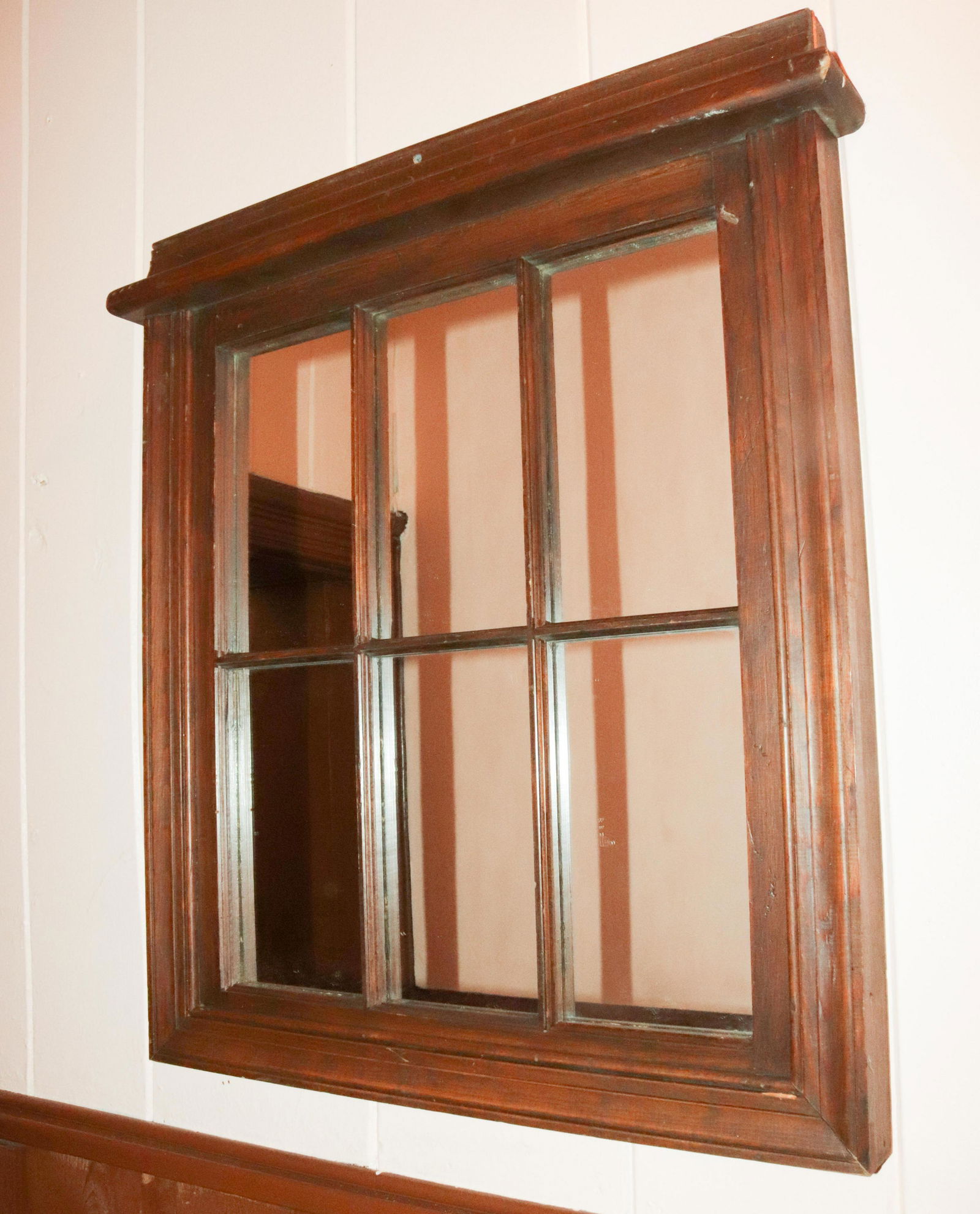 WOODEN WINDOW MIRROR (1 of 1)