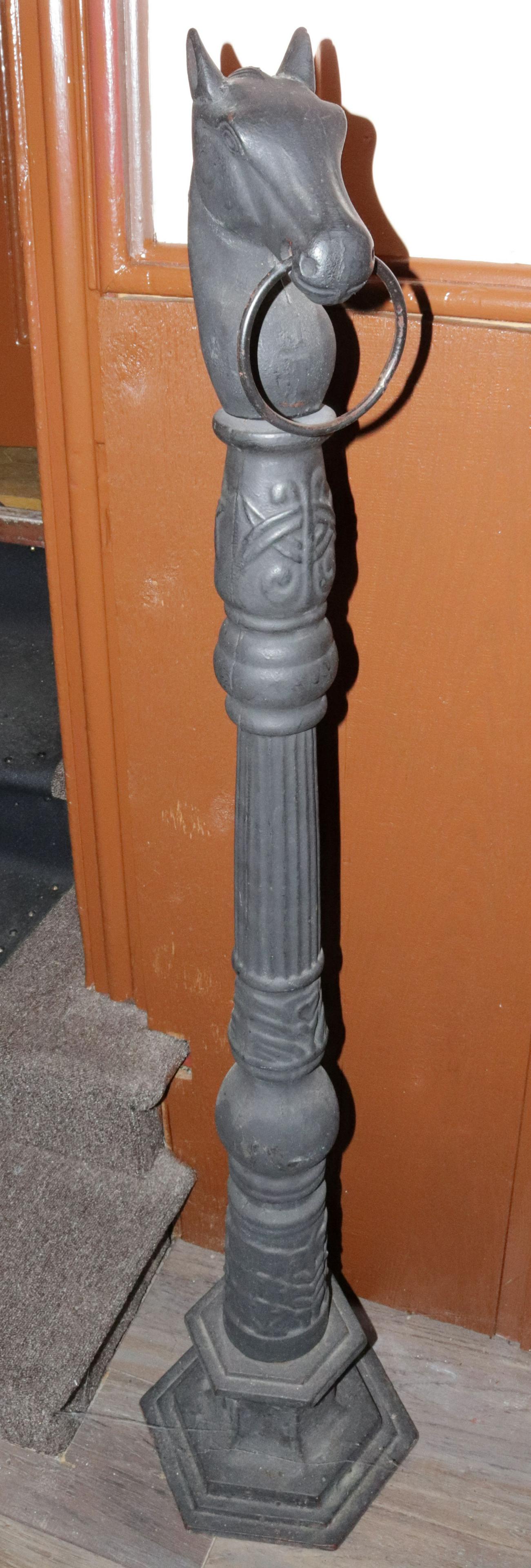 CAST IRON HITCHING POST (1 of 2)