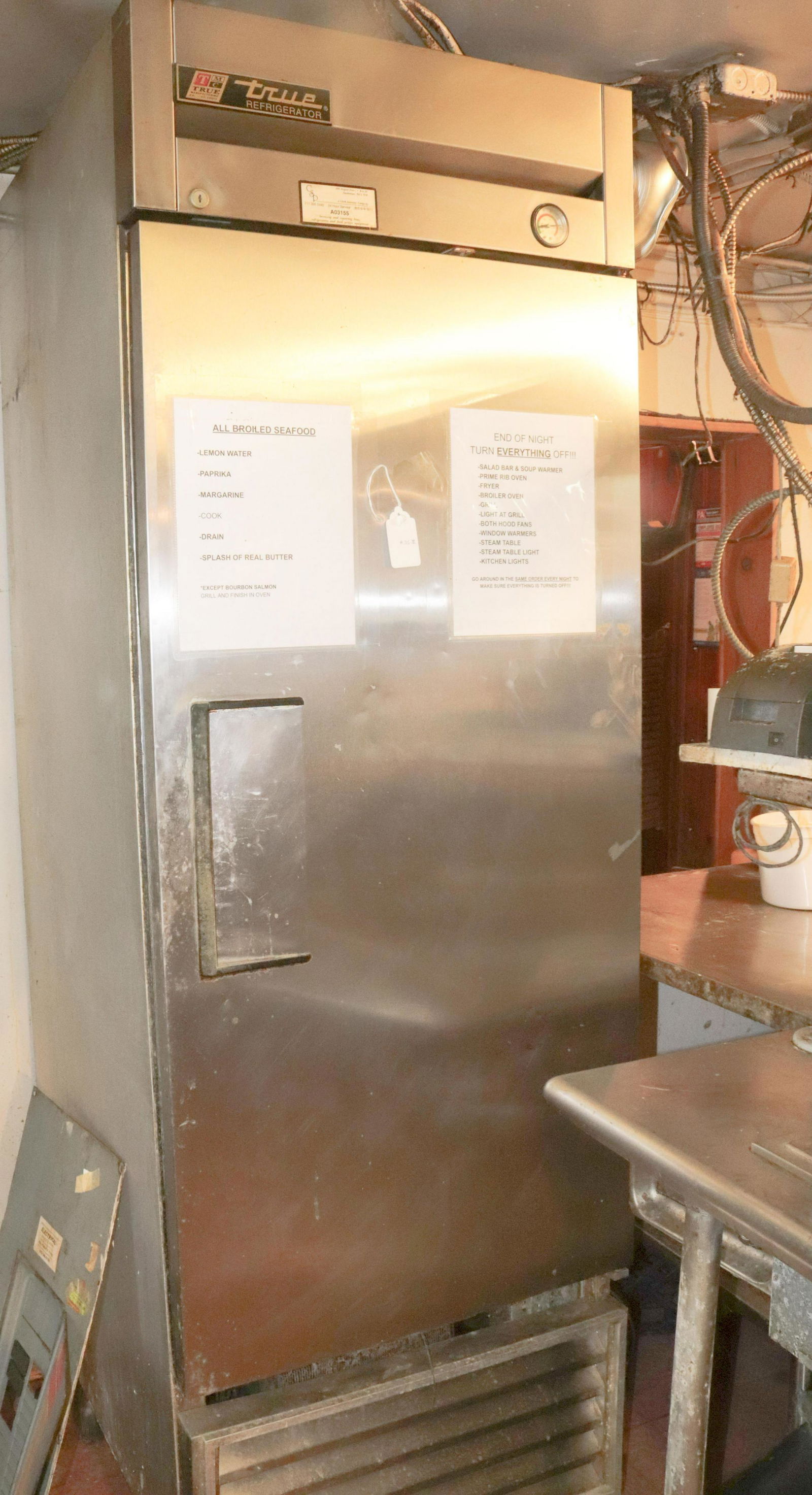 TRUE STAINLESS STEEL REFRIGERATOR (1 of 2)
