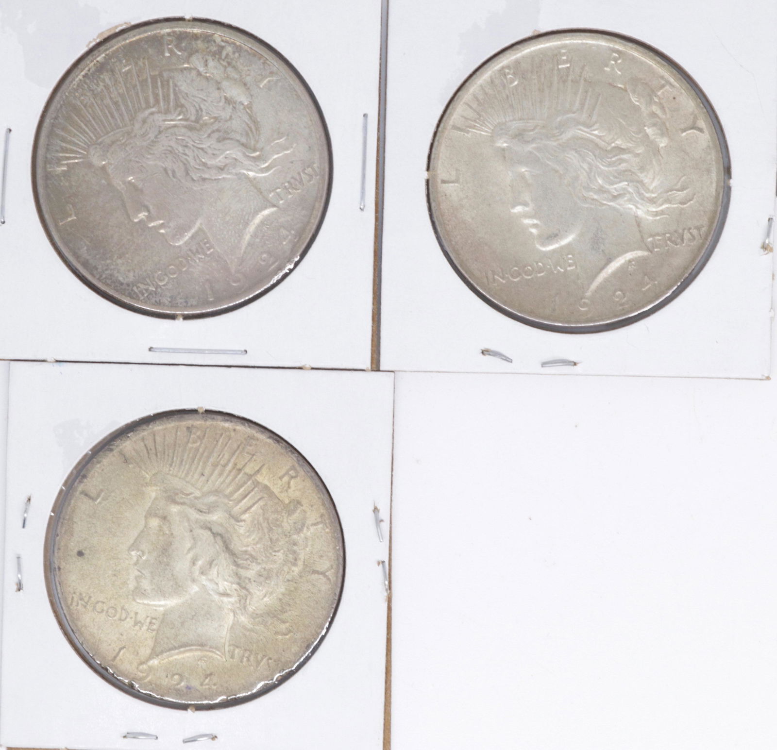 (3) PEACE DOLLARS (1 of 2)