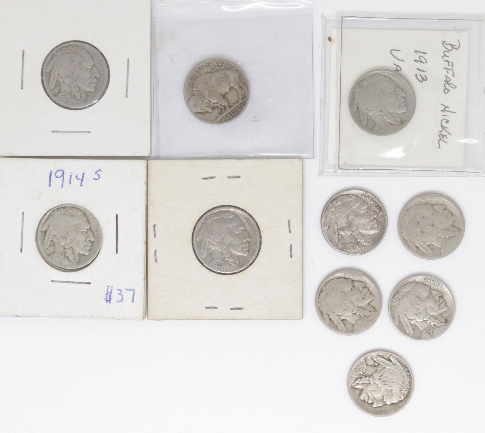 (10) BUFFALO NICKELS (1 of 2)