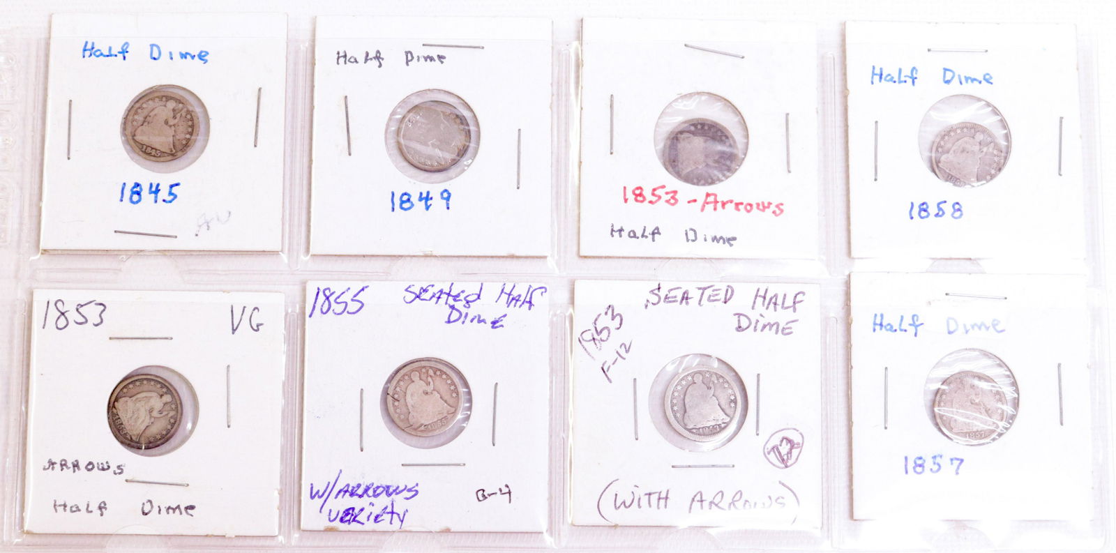 (8) HALF DIMES (1 of 2)