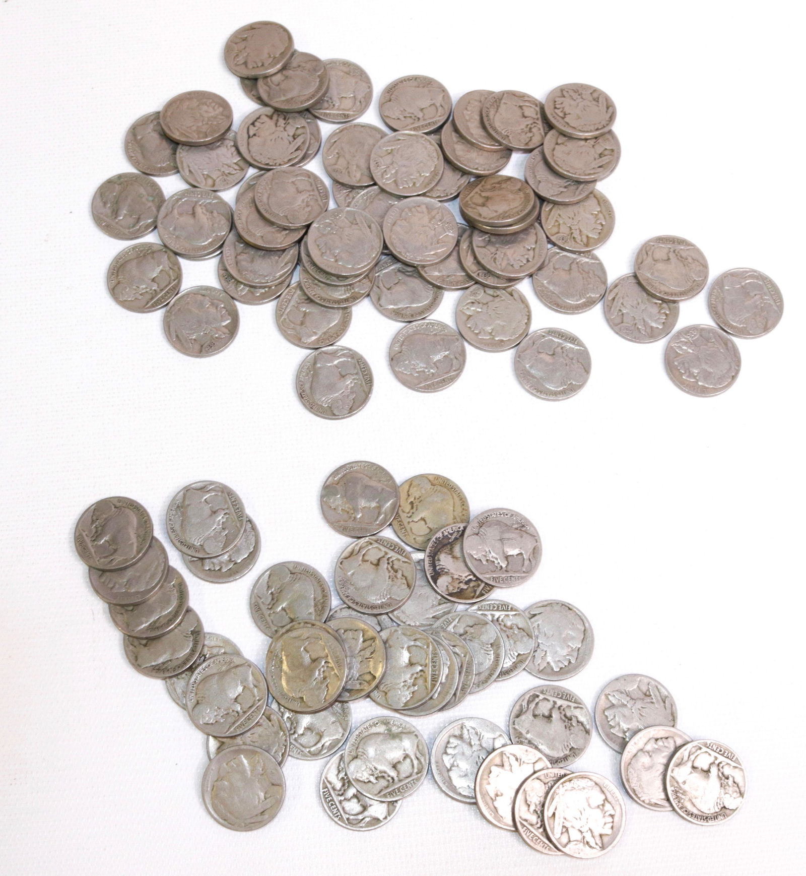 LARGE LOT OF BUFFALO NICKELS (1 of 3)