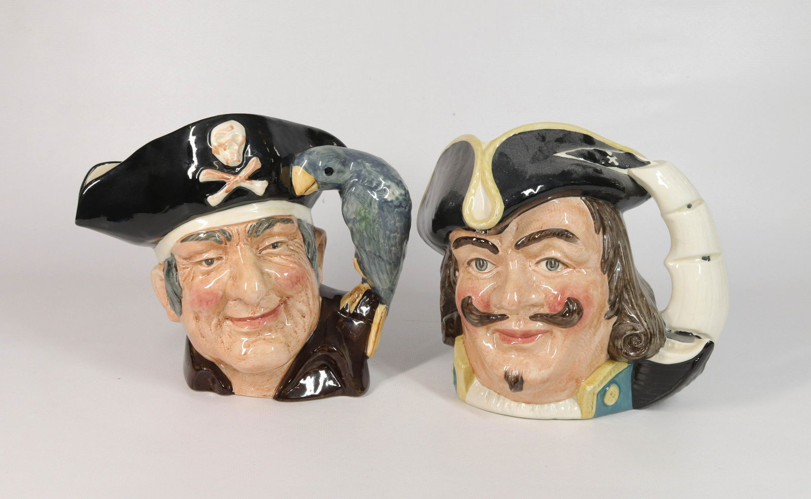 PAIR OF ROYAL DOULTON TOBY JUGS (1 of 2)