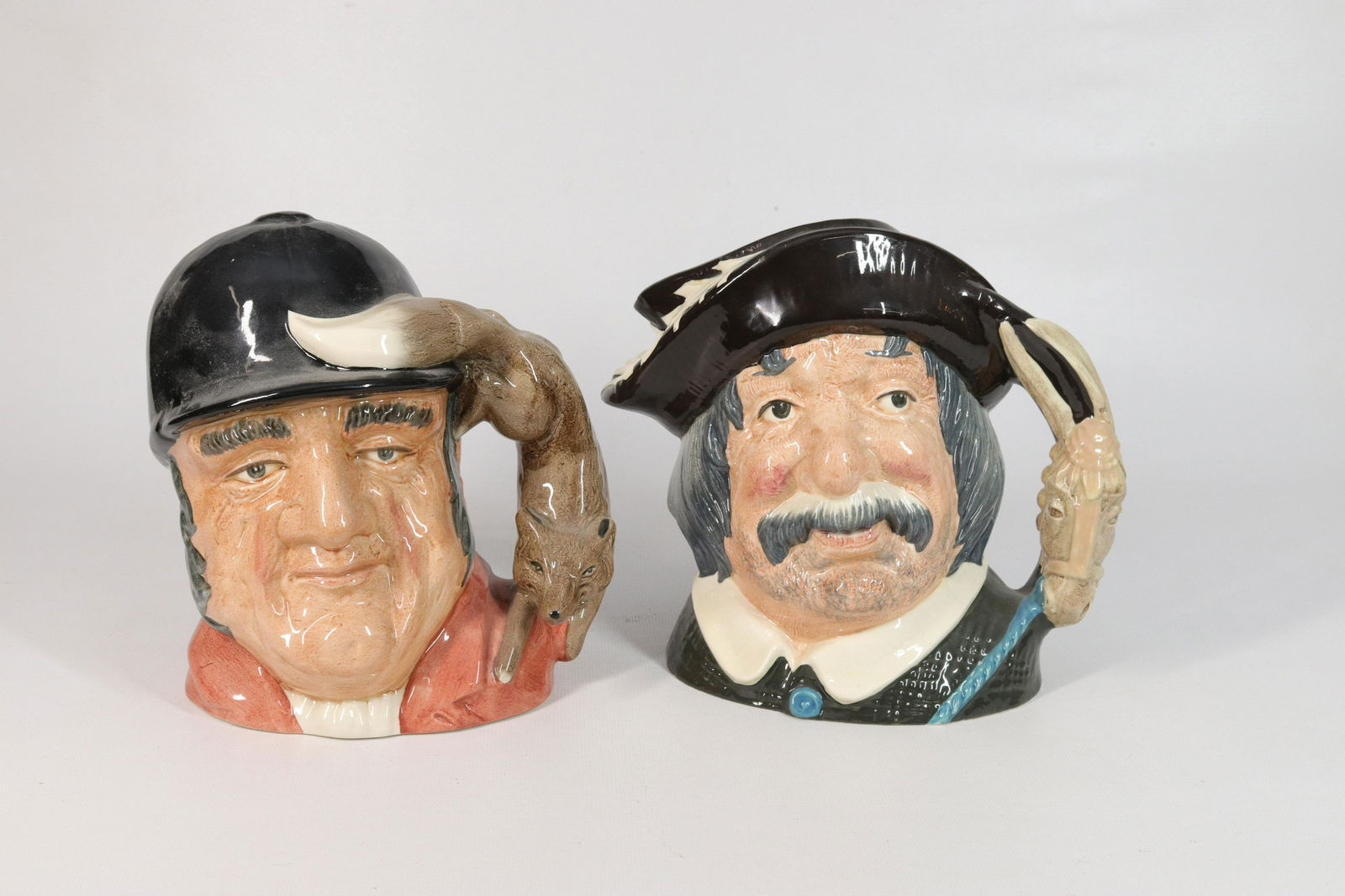 PAIR OF ROYAL DOULTON TOBY JUGS (1 of 4)