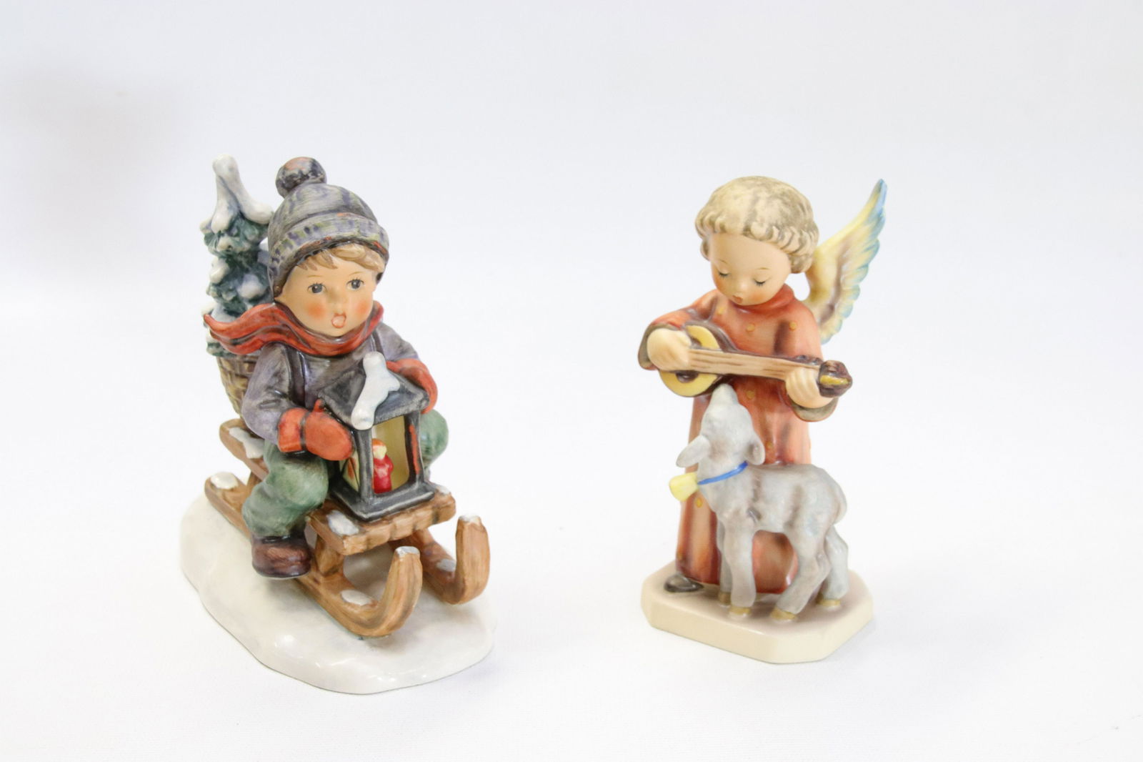 PAIR OF GOEBEL HUMMEL PORCELAIN FIGURES (1 of 3)